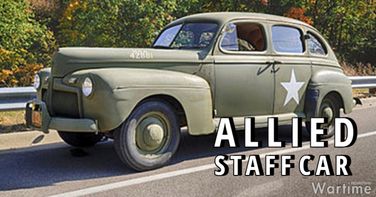 Allied staff car