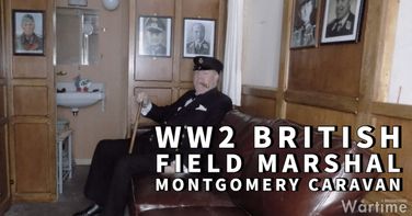 WW2  British field marshal montgomery caravan