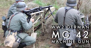 WW2  German MG 42 Machine Gun