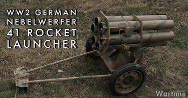 WW2 German Nebelwerfer 41 Rocket Launcher
