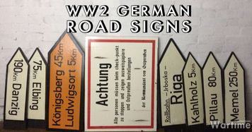 WW2 German Road Signs