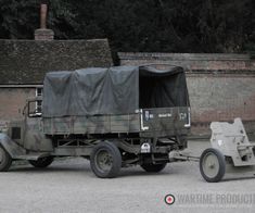 German truck & trailered anti-tank gun