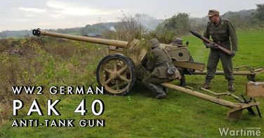 ww2 german pak 40 anti tank gun