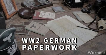 ww2 german paperwork